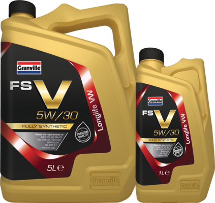 Car Engine Oil Granville FS-V Longlife VAG SAE 5W30 Fully Synthetic 1L 1 Litre