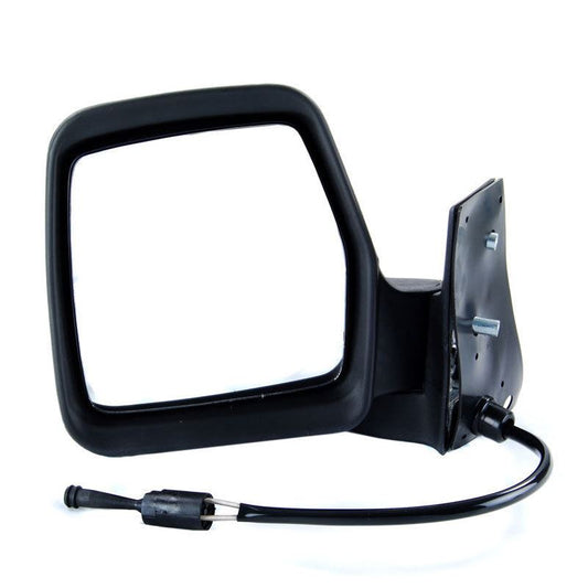 Fiat Scudo 1995-2006 Manual Cable Wing Door Mirror Black Left Side