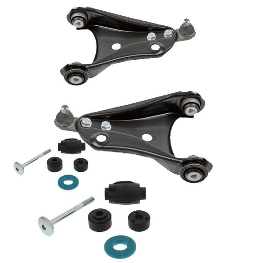 For Renault Twingo Mk2 2007-2014 Front Wishbones Arms and Drop Links Pair