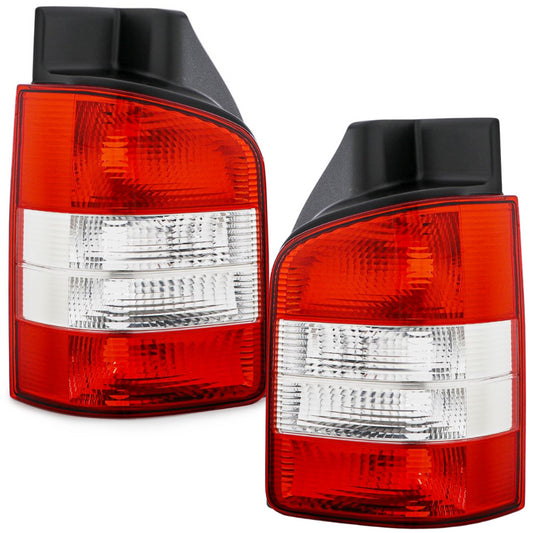 For VW Transporter T5 2003-2010 Twin Door Rear Tail Lights Lamps 1 Pair