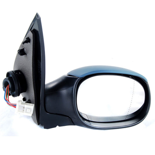 Peugeot 206 1998-2003 Electric Adjust Wing Door Mirror Primed Cover Drivers Side