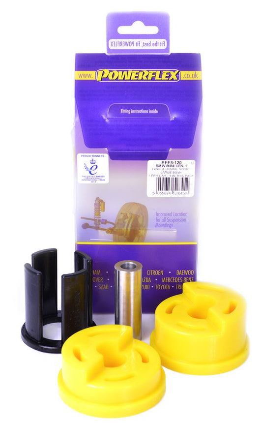For Mini R50/52/53 2000-2006 PowerFlex Lower Engine Mount Large Bush