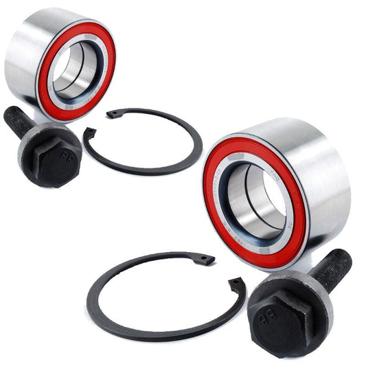 For VW Sharan 1995-2010 Front Hub Wheel Bearing Kits Pair