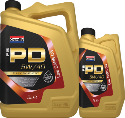 Car Engine Oil Granville FS-PD Diesel C3 SAE 5w40 Fully Synthetic 5L 5 Litre