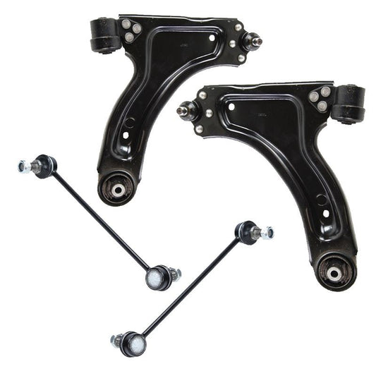For Vauxhall Corsa C 2000-2006 Front Wishbones Arms and Drop Links Pair