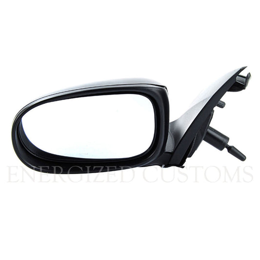 Nissan Almera 2000-2006 Cable Adjust Wing Door Mirror Black Cover Passenger Side