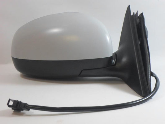 Skoda Fabia Mk2 5/2007-> Electric Wing Door Mirror Paintable Cover Drivers Side