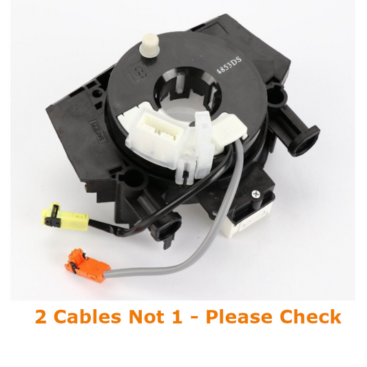 Nissan Qashqai 2006-2013 Airbag Squib Clock Spring Sensor Spiral Cable 2 Plugs
