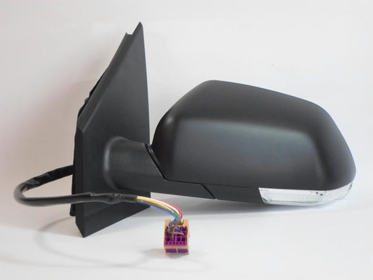 VW Polo Mk4 2005-3/2010 Electric Wing Door Mirror Black Cover Passenger Side N/S