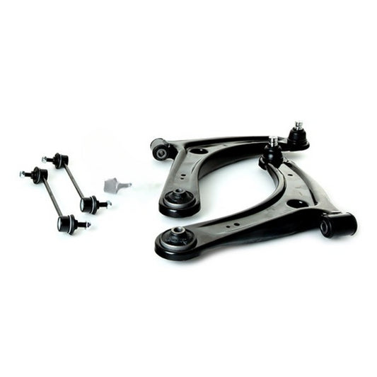 For Mitsubishi Outlander Mk2 2006-2012 Front Lower Wishbones Arms Drop Links Pair
