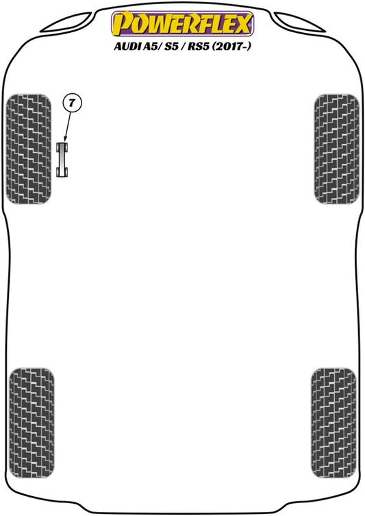 Audi A5 / S5 / RS5 (2017-ON) Front Anti Roll Bar Link Bush 10mm