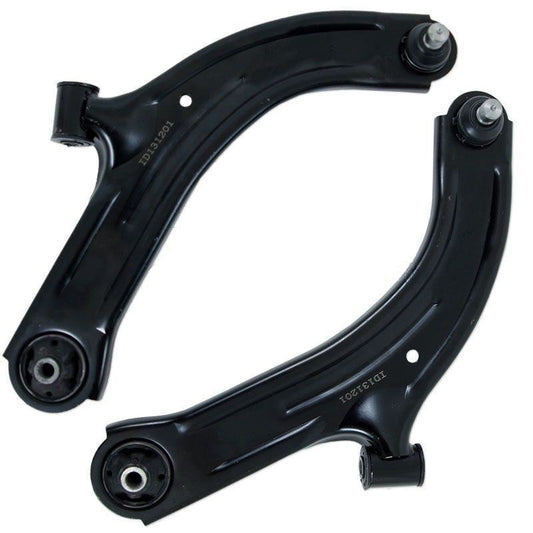 For Nissan Micra K12 2002-2011 Lower Front Wishbones Suspension Arms Pair