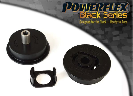 For Renault Megane II 2002-2008 PowerFlex Black Rear Lower Engine Mounting Bush