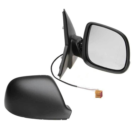 VW Transporter T5 2010- Electric Powerfold Wing Mirror Primed Cover Drivers Side