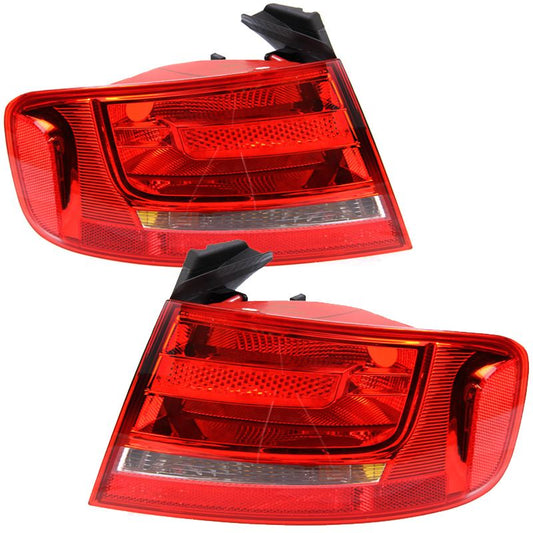 AUDI A4 SALOON 2008-2012 REAR TAIL LIGHTS LAMPS 1 PAIR O/S & N/S