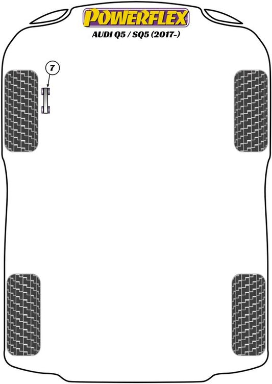 Audi Q5 / SQ5 (2017-ON) Front Anti Roll Bar Link Bush 10mm