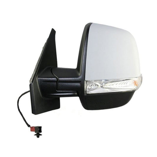 Vauxhall Combo Mk3 Van 2012-> Electric Wing Door Mirror Primed Passenger Side