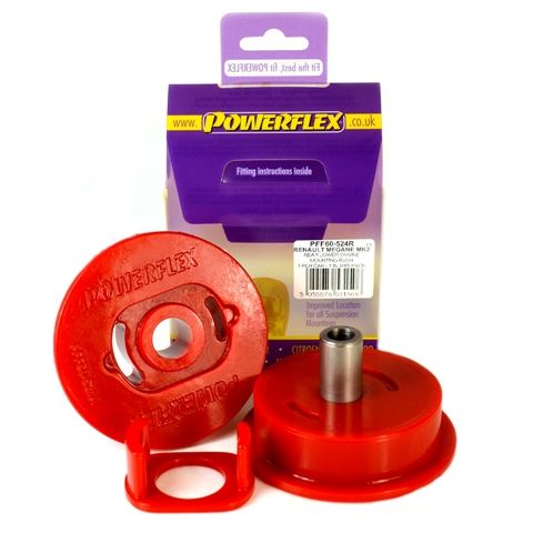 For Renault Megane II 2002-2008 PowerFlex Rear Lower Engine Mounting Bush