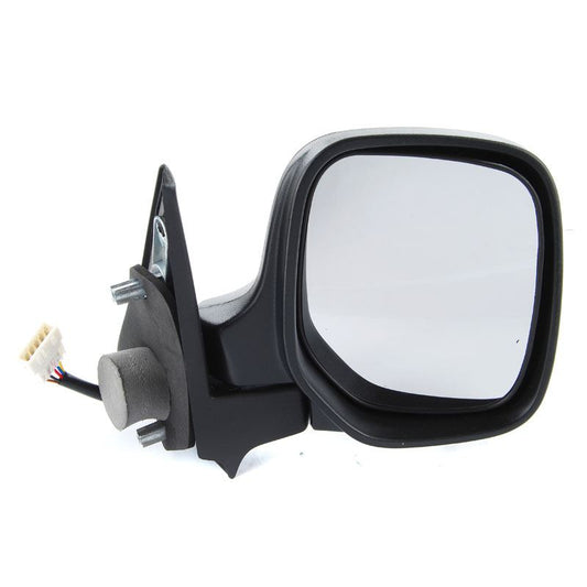 Peugeot Partner 1996-2008 Electric Black Cover Wing Door Mirror Drivers Side