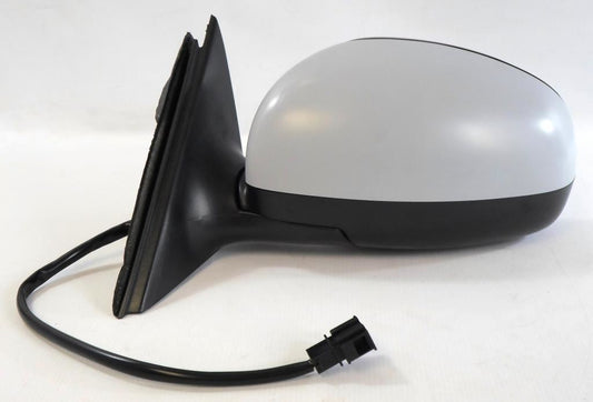 Skoda Fabia Mk2 5/2007-> Electric Paintable Wing Door Mirror Passenger Side N/S