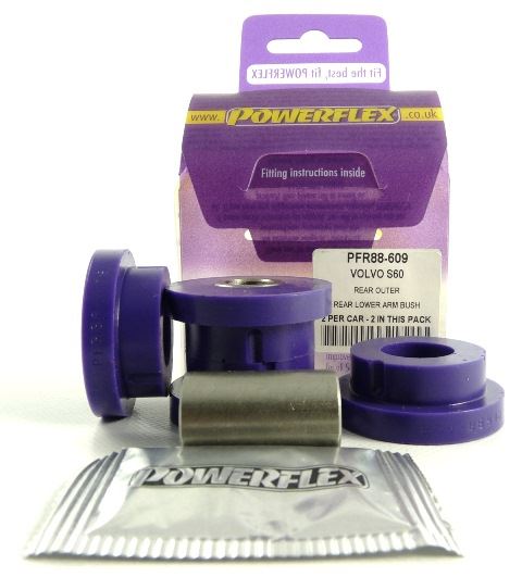 For Volvo S80-Mk1 2000-2007 PowerFlex Rear Outer Rear Lower Arm