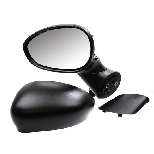 Fiat 500 2008-> Electric Adjust Wing Door Mirror Black Cover Passenger Side N/S