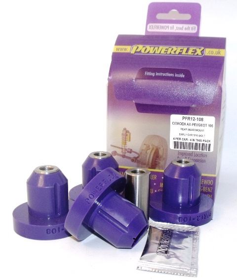 For Peugeot 106 & 106 GTi/Rallye PowerFlex Rear Beam Mount
