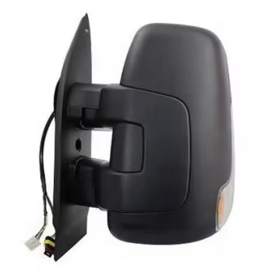 Iveco Daily 2014-2021 Electric Black Short Arm Wing Door Mirror Left Side