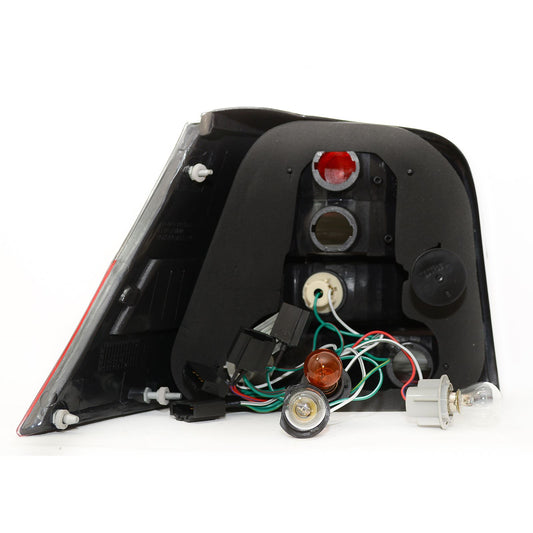 VW GOLF MK4 HATCHBACK 1998-2004 REAR TAIL LIGHTS CRYSTAL RED & SMOKED PAIR