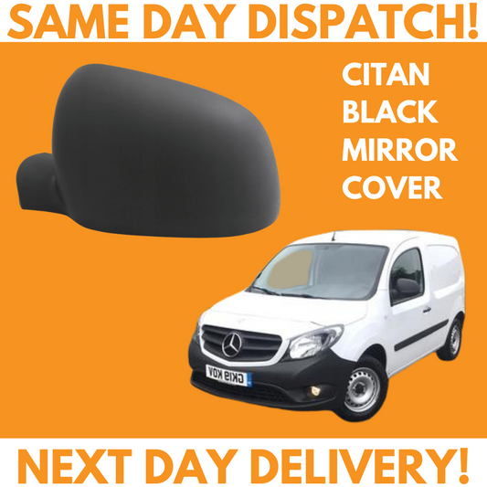 Mercedes Citan W415 2012-2020 Wing Mirror Cover Black Left Side
