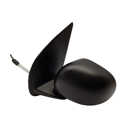 Fiat Panda 2012-2017 Cable Adjust Wing Door Mirror Black Cover Passenger Side