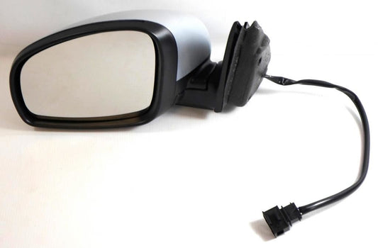 Skoda Fabia Mk2 5/2007-> Electric Paintable Wing Door Mirror Passenger Side N/S