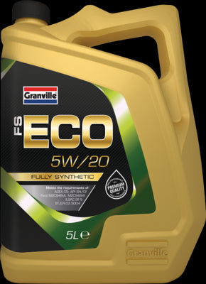 Car Engine Oil Granville FS-ECO Ford Ecoboost SAE 5W20 Fully Synthetic 5L 5 Litre