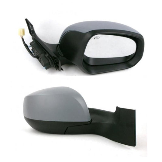 Vauxhall Agila MK2 Wing Door Mirror Electric 2008-2014 Primed Cover Drivers Side