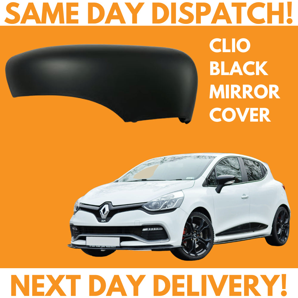 Renault Clio MK4 2012-2020 Wing Mirror Cover Black Right Side