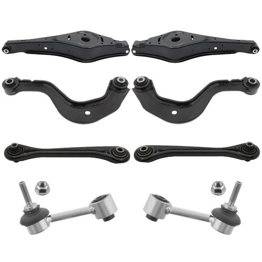 For Audi A3 2003-2012 Rear Upper and Lower Left and Right Wishbones Arms Kit