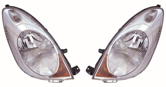 Nissan Note 2006-2009 Headlights Headlamps 1 Pair O/S & N/S