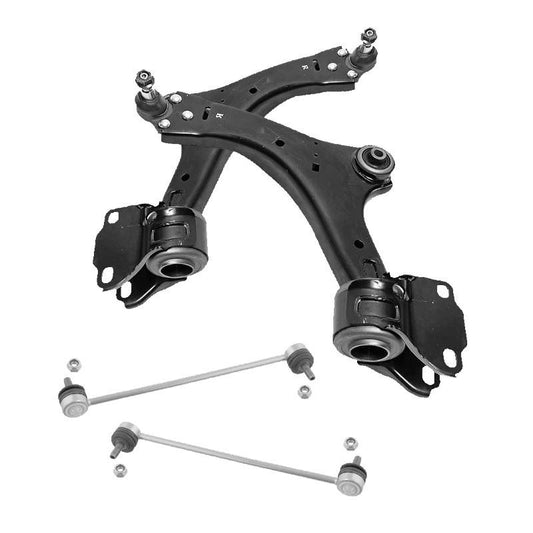 For Ford Mondeo 2007-2015 Lower Front Wishbones Arms and Drop Links Pair