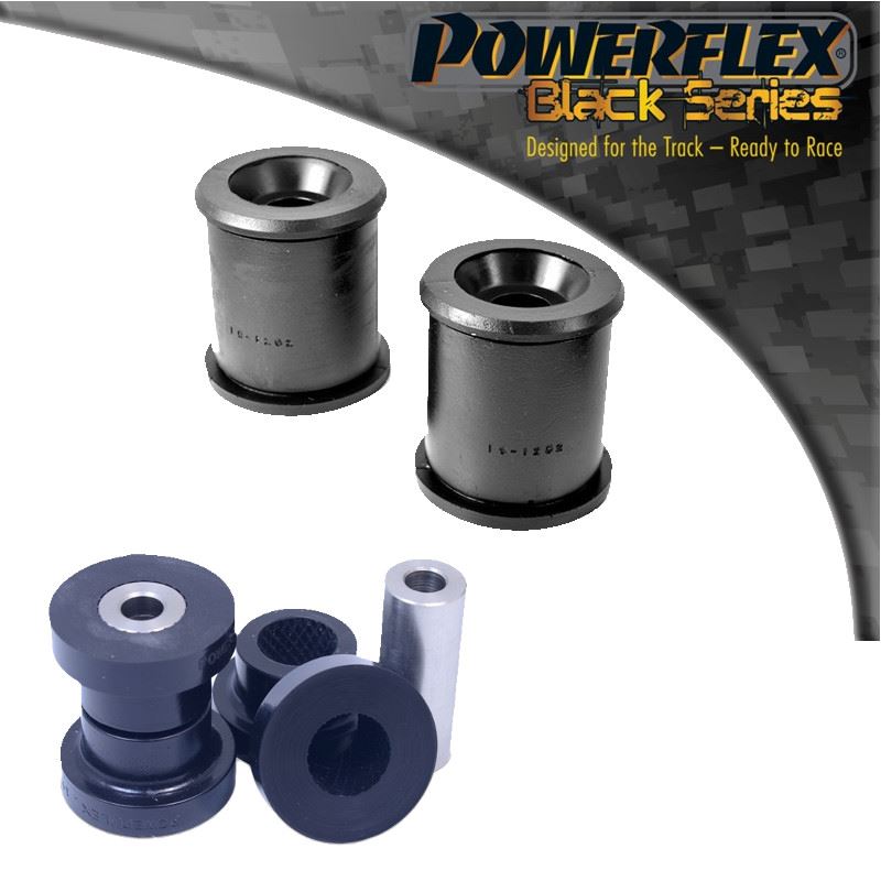 Volvo S40 (2004 Onwards) PowerFlex Black Front Wishbones Bush Set for 14mm Bolt