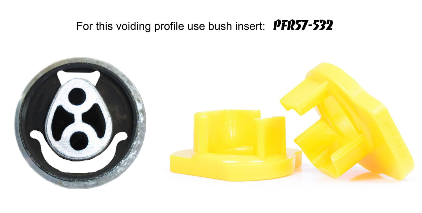 For Porsche 997 (2005-2012) PowerFlex Gearbox Front Mounting Bush Insert Kit