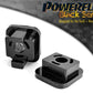 For Volvo S80-Mk1 2000-2007 PowerFlex Black Upper Engine Mount Cross Shape