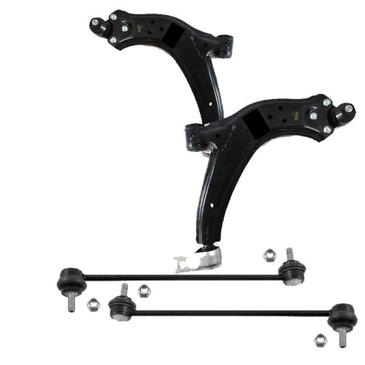 For Peugeot Partner 1996-2008 Front Lower Wishbones Arms and Drop Links Pair
