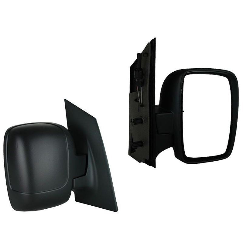 Fiat Scudo Van 2007-> Cable Adjust Wing Door Mirror Single Glass Drivers Side