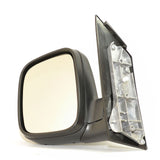 VW Caddy Mk3 2004-2010 Manual Black Door Wing Mirror Left Side