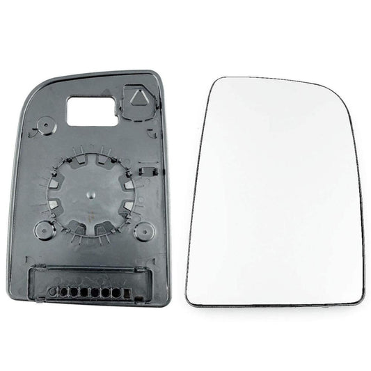 VW Crafter 2006-2016 Upper Door Wing Mirror Glass Right Push On Round