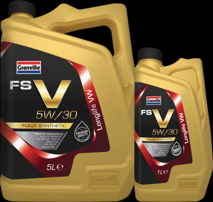 Car Engine Oil Granville FS-V Longlife VAG SAE 5W30 Fully Synthetic 1L 1 Litre
