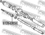 For Toyota Prius 1.8 Hybrid 2009-2015 Front Inner Steering Tie Track Rod End