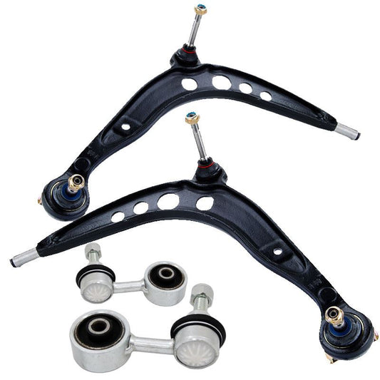 For Bmw 3 Series E36 1991-2001 Lower Front Wishbones Arms and Drop Links Pair