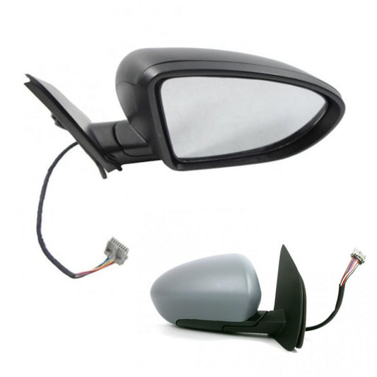 Fits Nissan Qashqai 2007-2014 Wing Door Mirror Electric Heated Primed Right Side