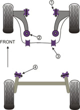 For Mazda Mazda2 DE 2007- PowerFlex Front Arm Rear Bush